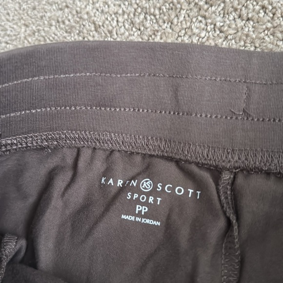 Karen Scott Brown Straight Leg Pants - Picture 5 of 9